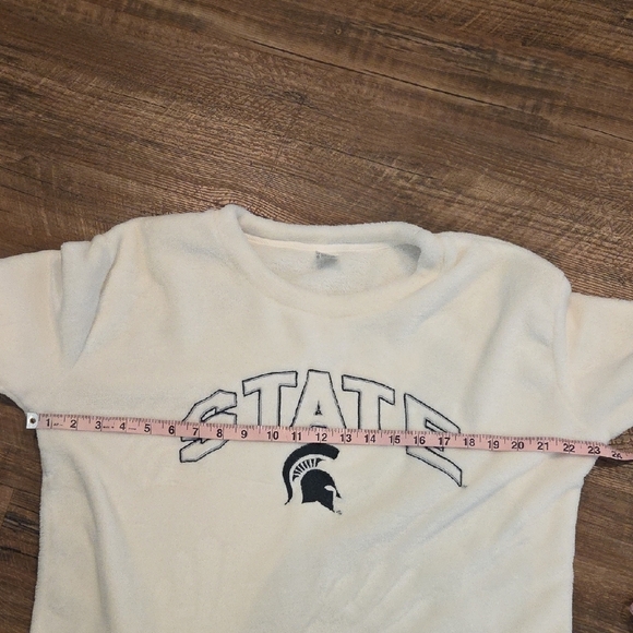 Michigan State Spartans Fleece Sweatshirt - Go Green! Women's Size XL - Picture 6 of 10